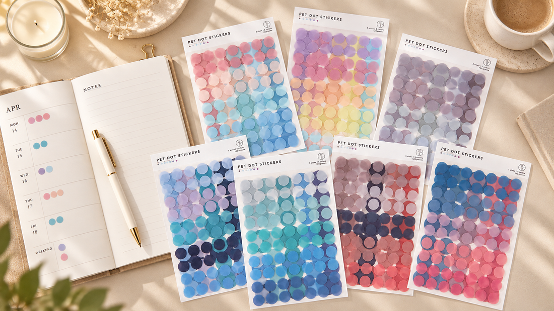 Dot Stickers for Planners: 12 Practical Ways to Use Them