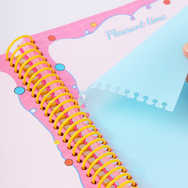 A4 Spiral Notebook with Elastic Band by inrik - color option view for journaling notebook | Lumiyear