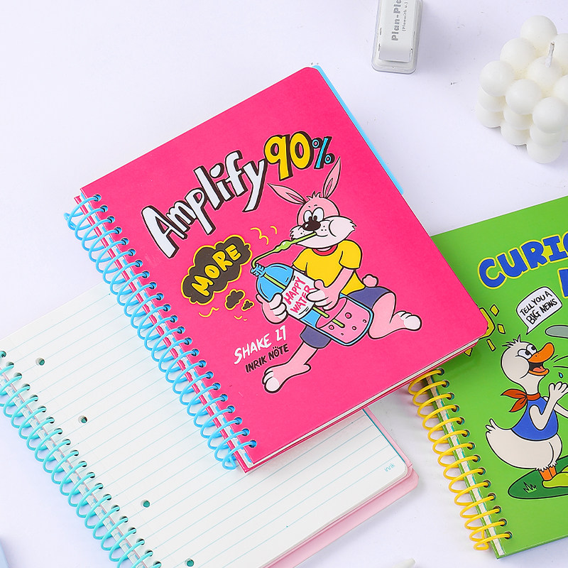 A5 Spiral Notebook with Perforated Pages by inrik - color option view for journaling notebook | Lumiyear
