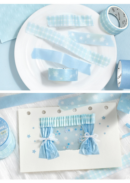 Soft Candy Diary Pearlescent Washi Tape Set (3 Rolls)