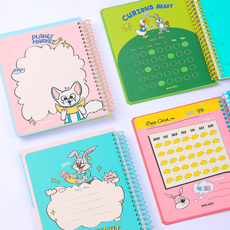 A5 Spiral Notebook with Perforated Pages by inrik - color option view for journaling notebook | Lumiyear