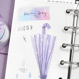 Soft Candy Diary Pearlescent Washi Tape Set (3 Rolls)