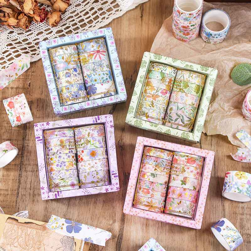 Premium Gold-Foiled Washi Tape Gift Set - main product view for stationery gift set | Lumiyear