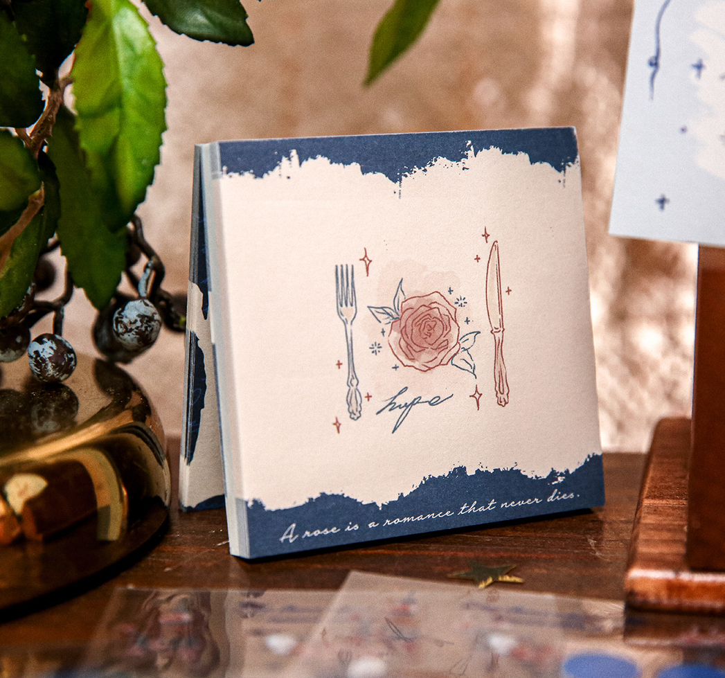 "Rose's Letter" Series Premium Memo Pad by mr.paper - color option view for aesthetic stationery | Lumiyear