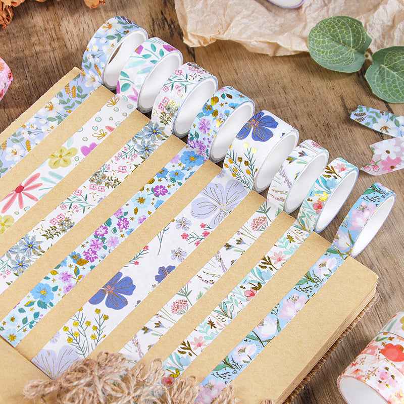 Premium Gold-Foiled Washi Tape Gift Set - inside detail for stationery gift set | Lumiyear