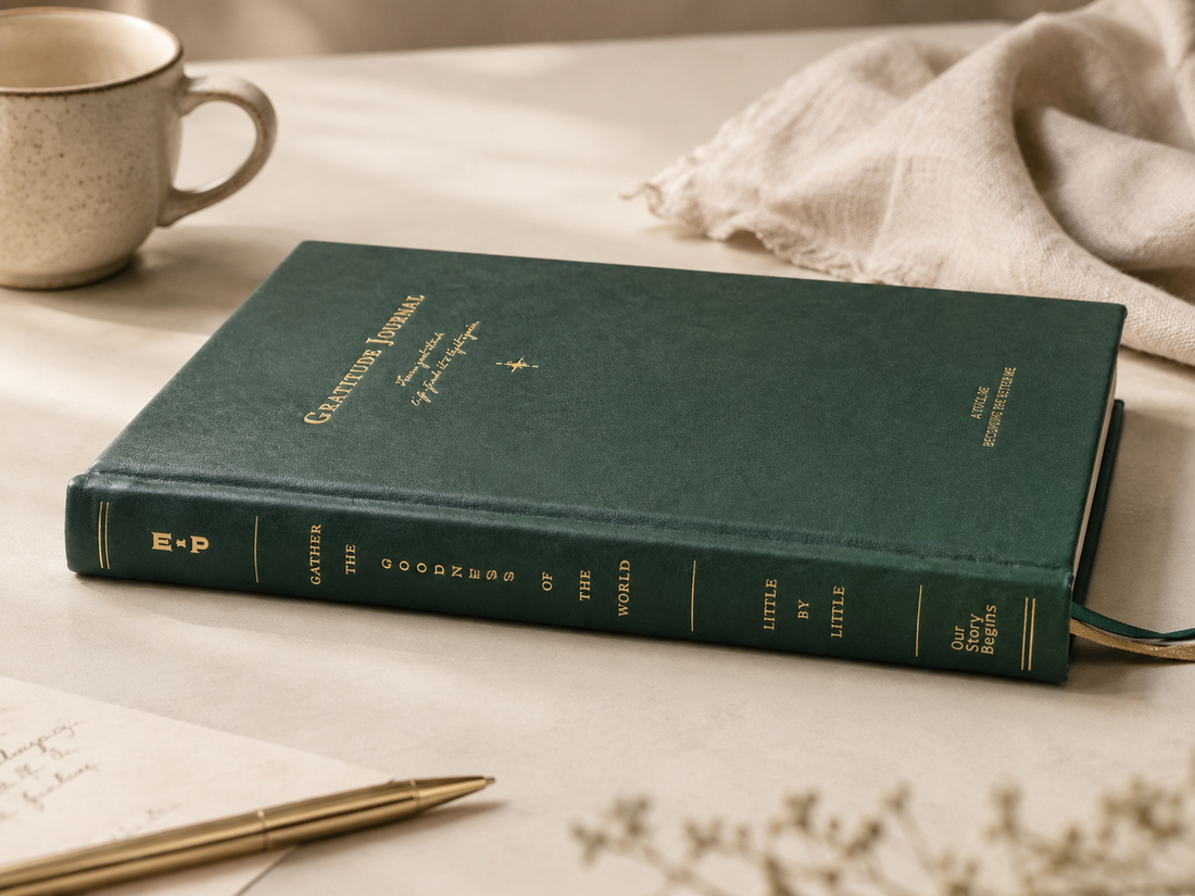 "Gratitude Journal" Inner Growth Handbook by chupin - color option view for journaling notebook | Lumiyear