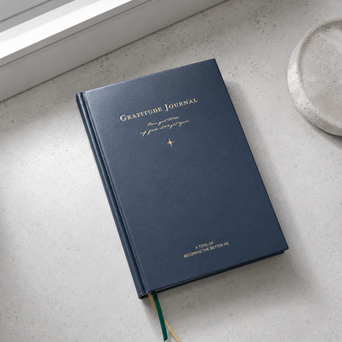"Gratitude Journal" Inner Growth Handbook by chupin - color option view for journaling notebook | Lumiyear
