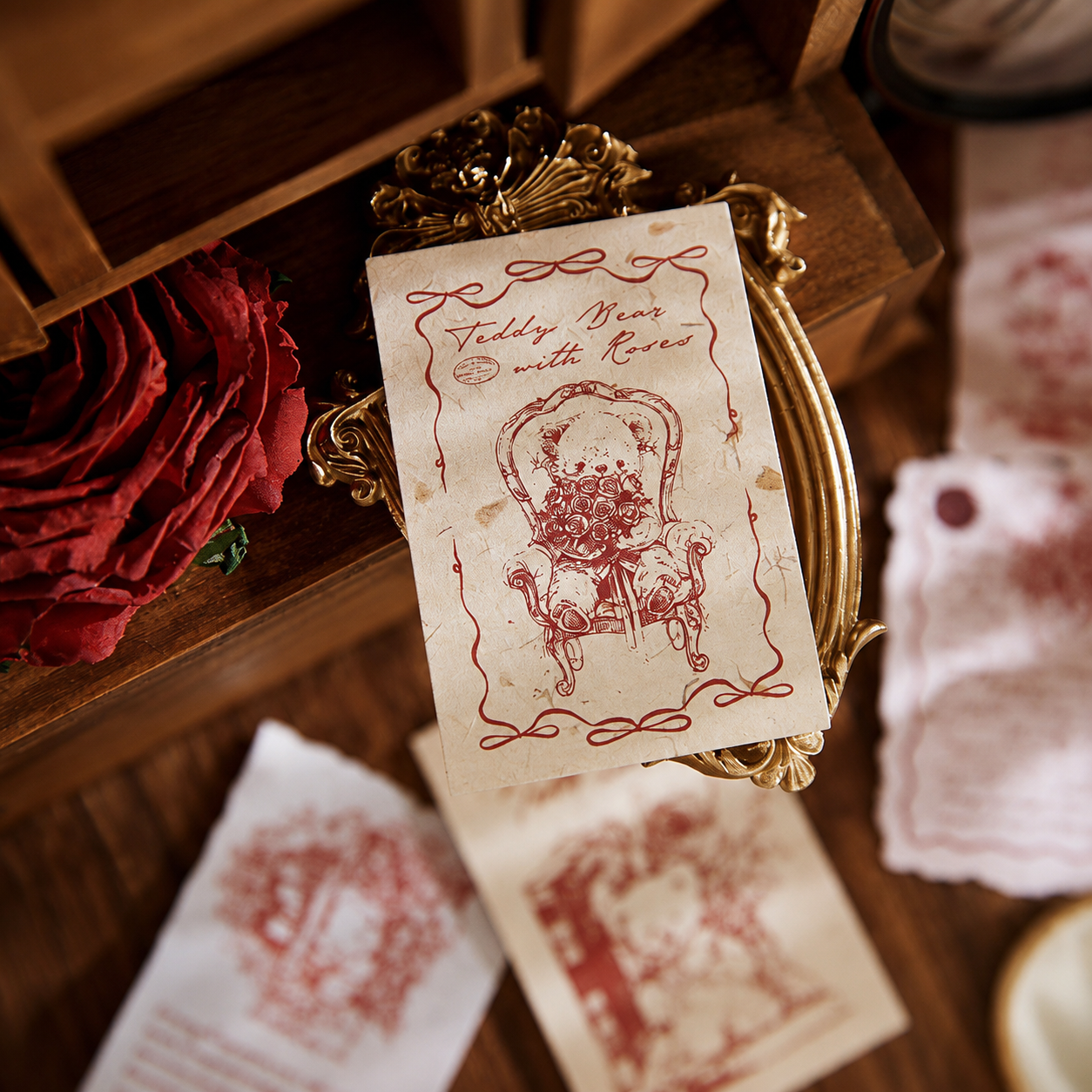 "Mark of Memories" Series Light Retro Sticker Pack by mr.paper - main product view for scrapbook decoration | Lumiyear