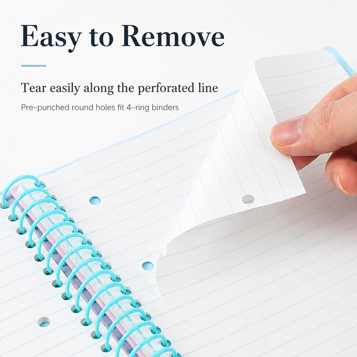 A5 Spiral Notebook with Perforated Pages | Cute Retro American Cartoon Journal