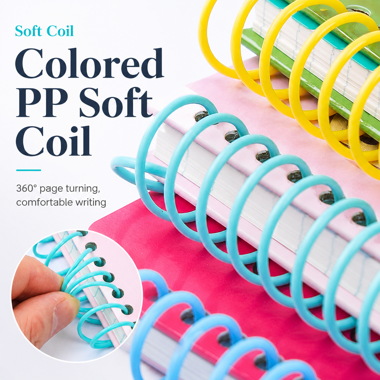 A5 Spiral Notebook with Perforated Pages by inrik - color option view for journaling notebook | Lumiyear