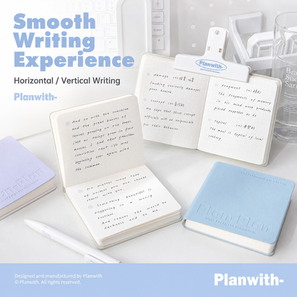 CUBE Series Softcover Square Notebook | Pocket Grid & Blank Journal