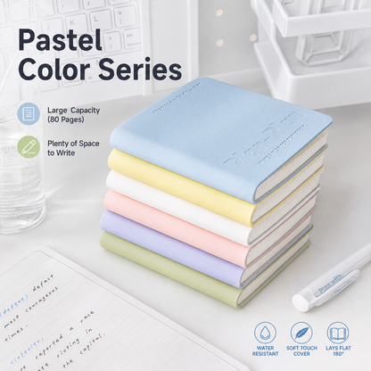 CUBE Series Softcover Square Notebook | Pocket Grid & Blank Journal