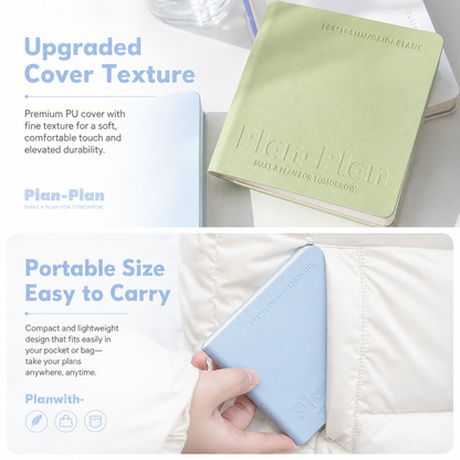 CUBE Series Softcover Square Notebook | Pocket Grid & Blank Journal