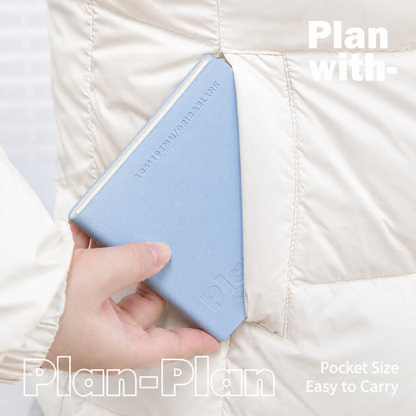 CUBE Series Softcover Square Notebook | Pocket Grid & Blank Journal