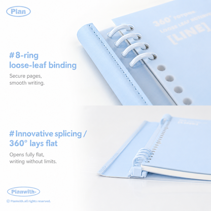 Planwith Pastel Series B7 Mini Loose-Leaf Notebook