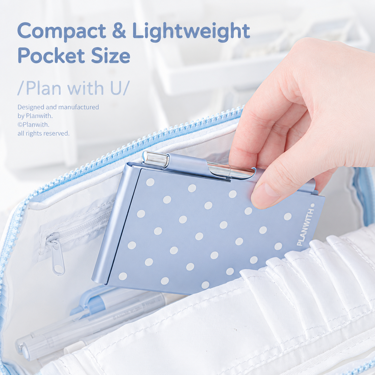 Planwith Pocket Metal Memo Pad Set with Twist Pen by Planwith - color option view for journaling writing tool | Lumiyear