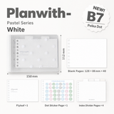 Planwith Pastel Series B7 Mini Loose-Leaf Notebook