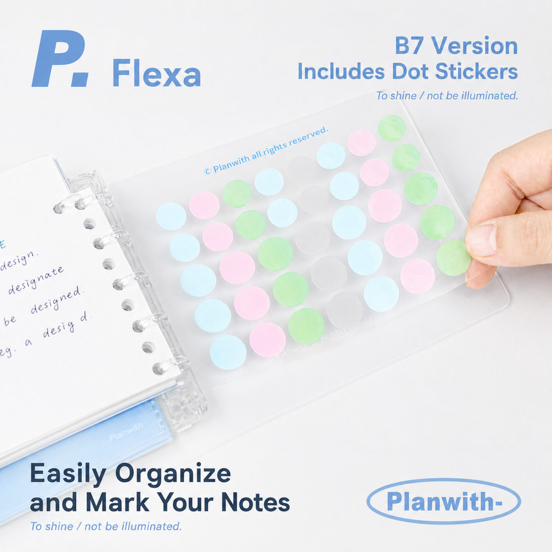 Planwith Pastel Series B7 Mini Loose-Leaf Notebook