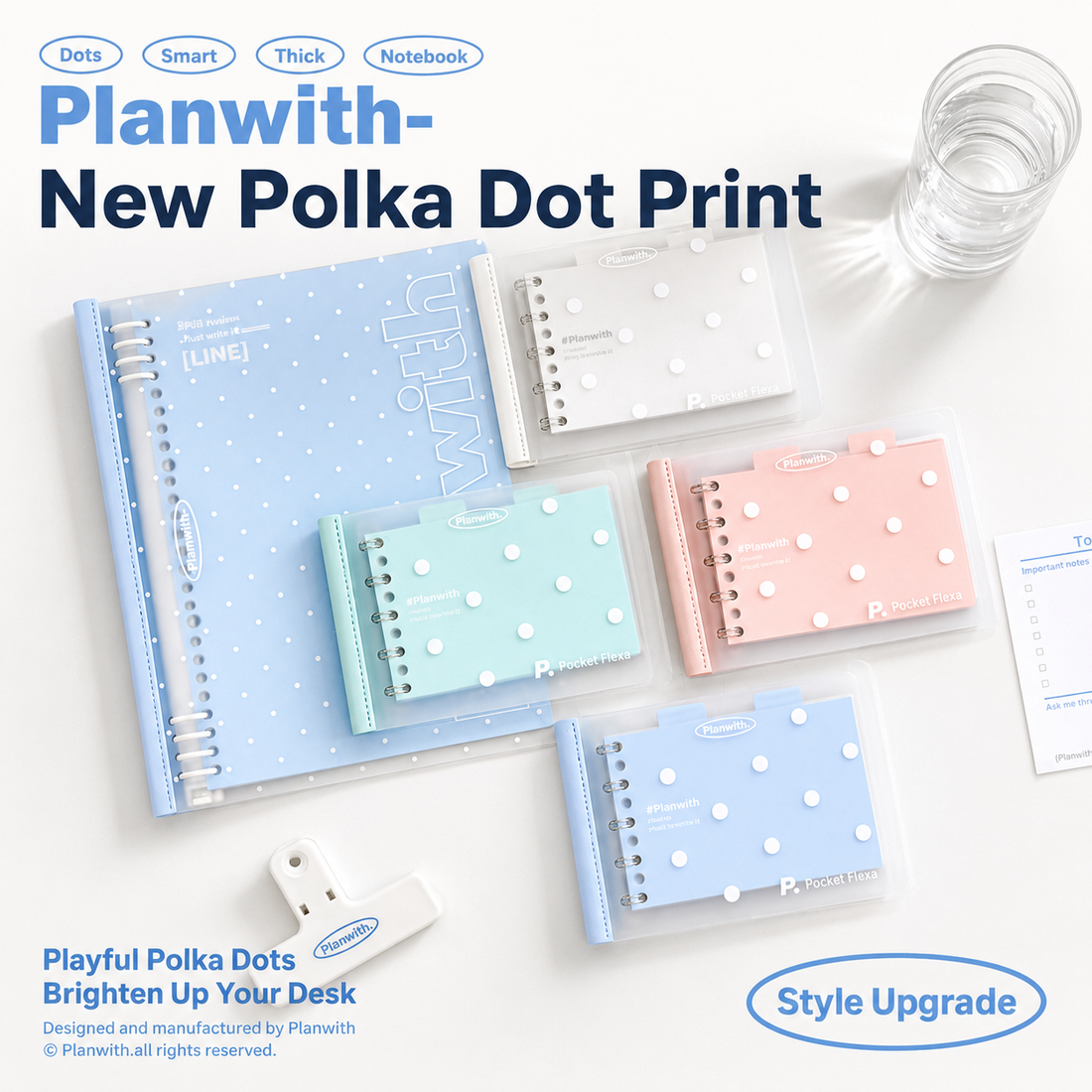 Planwith Pastel Series B7 Mini Loose-Leaf Notebook