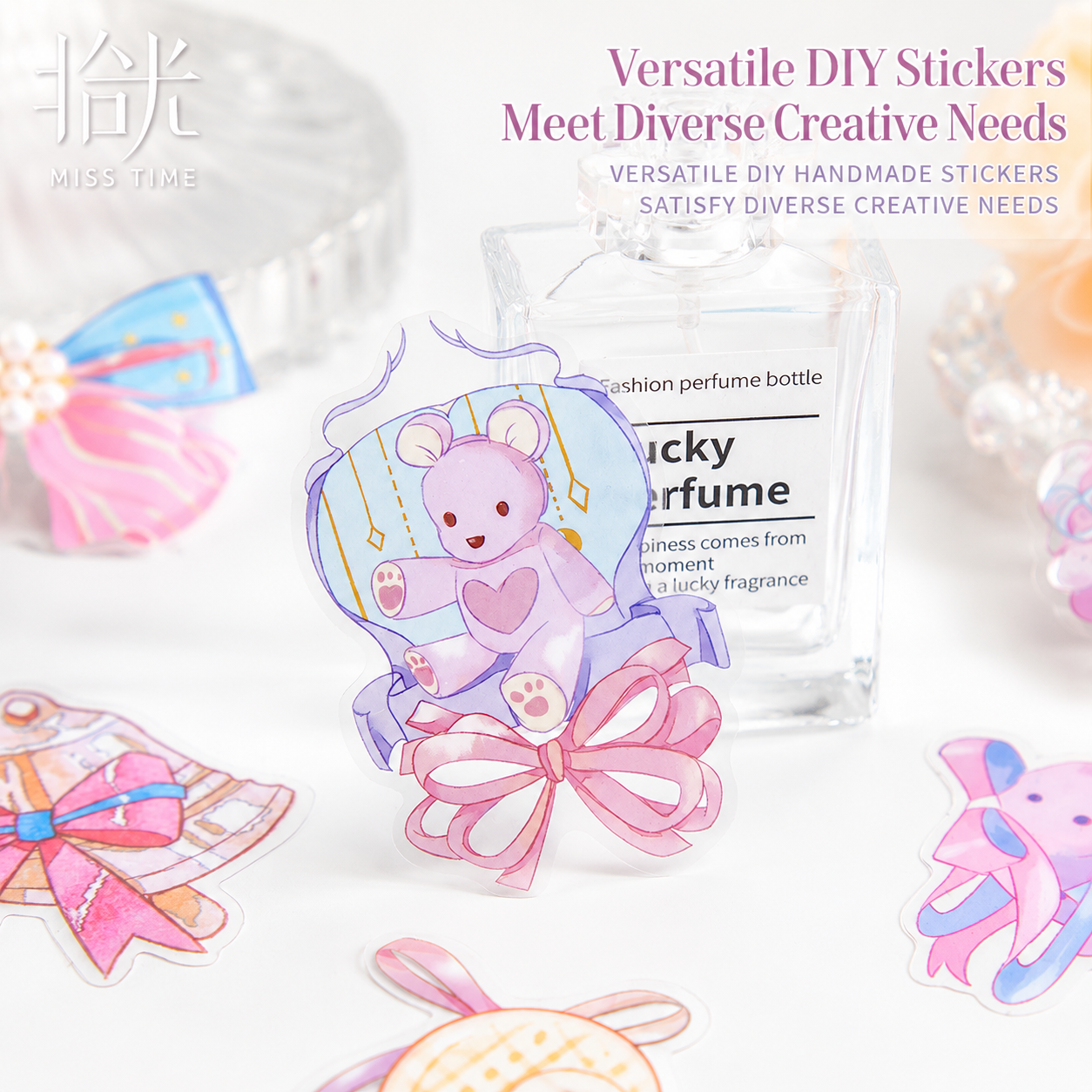 MISSTIME Dreamy Sweets Series PET Sticker Pack by MISSTIME - color option view for scrapbook decoration | Lumiyear