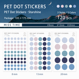 MISSTIME PET Dot Stickers Set (120 Pcs)