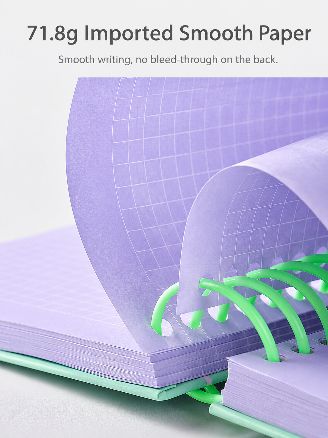 "Polka Dot Series" Soft Spiral Notebook by inrik - lifestyle stationery view for journaling notebook | Lumiyear