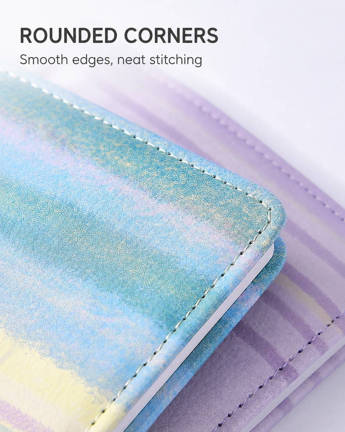 "Plaid Series" B5 Snap-Closure PU Leather Notebook by inrik - color option view for journaling notebook | Lumiyear