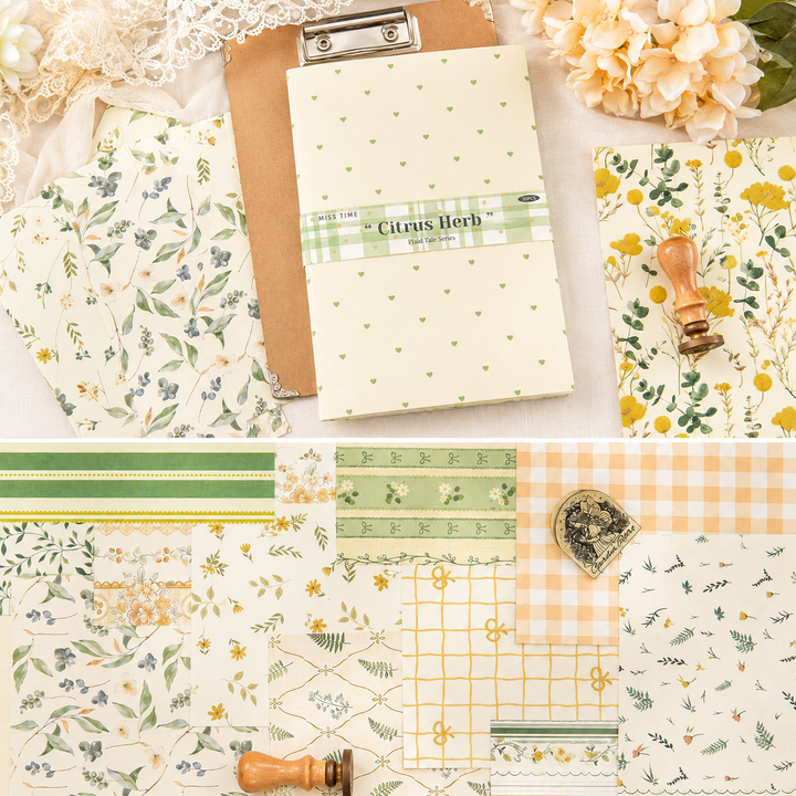 Checkered Tale Series Craft Paper (30 Sheets)