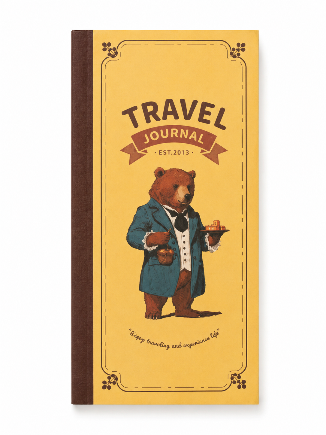 "Vintage Tales" Weeks Travel Journal (Set of 3) by ledai - lifestyle stationery view for journaling notebook | Lumiyear