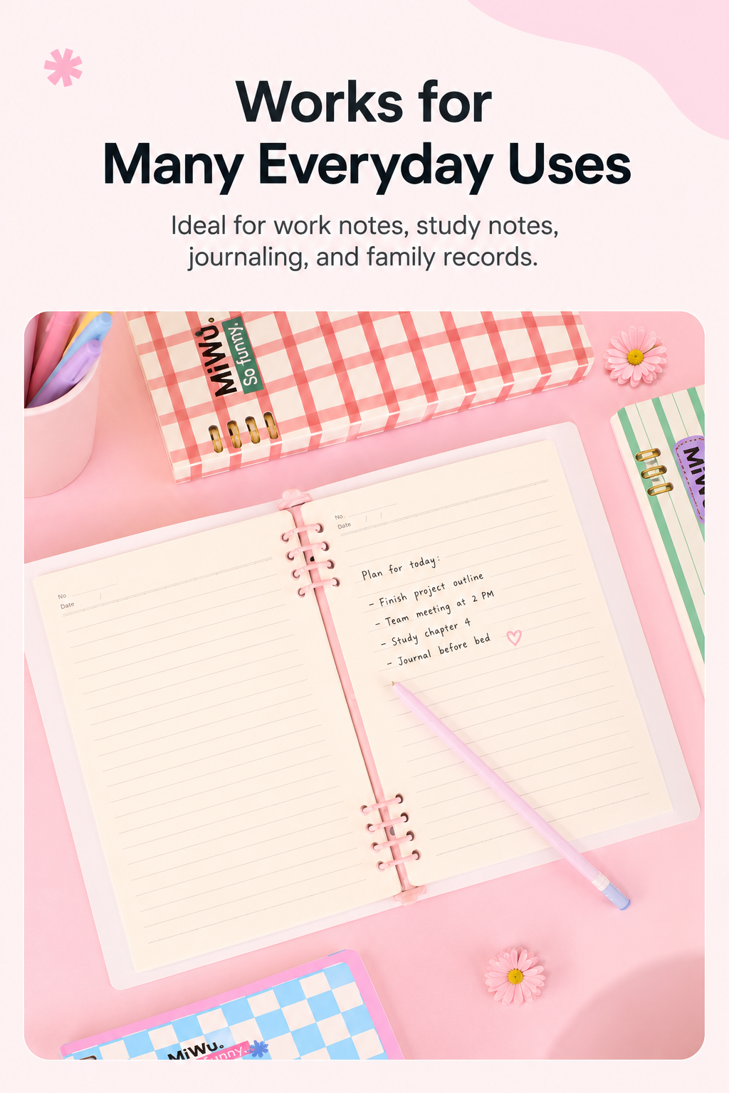 "Color Art" A5 Flexible Loose-Leaf Notebook