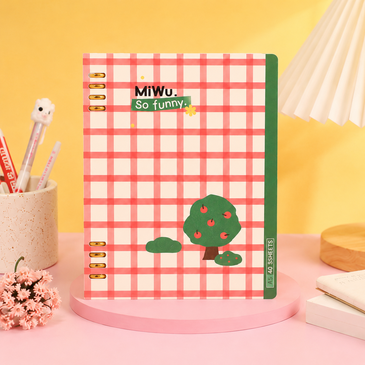 "Color Art" A5 Flexible Loose-Leaf Notebook by ledai - color option view for journaling notebook | Lumiyear