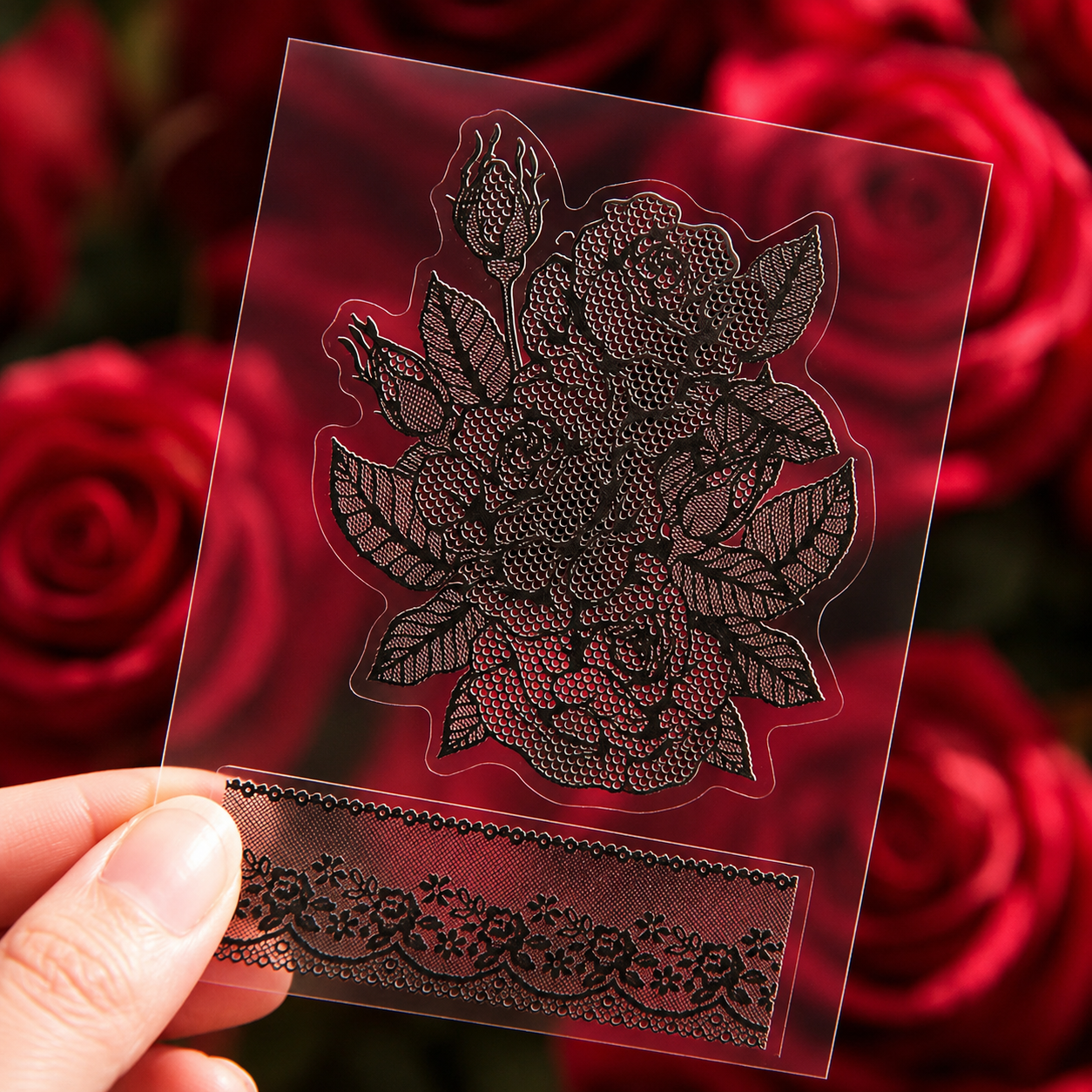 "Lace Aesthetics" Retro Sticker Book Series by mr.paper - color option view for scrapbook decoration | Lumiyear