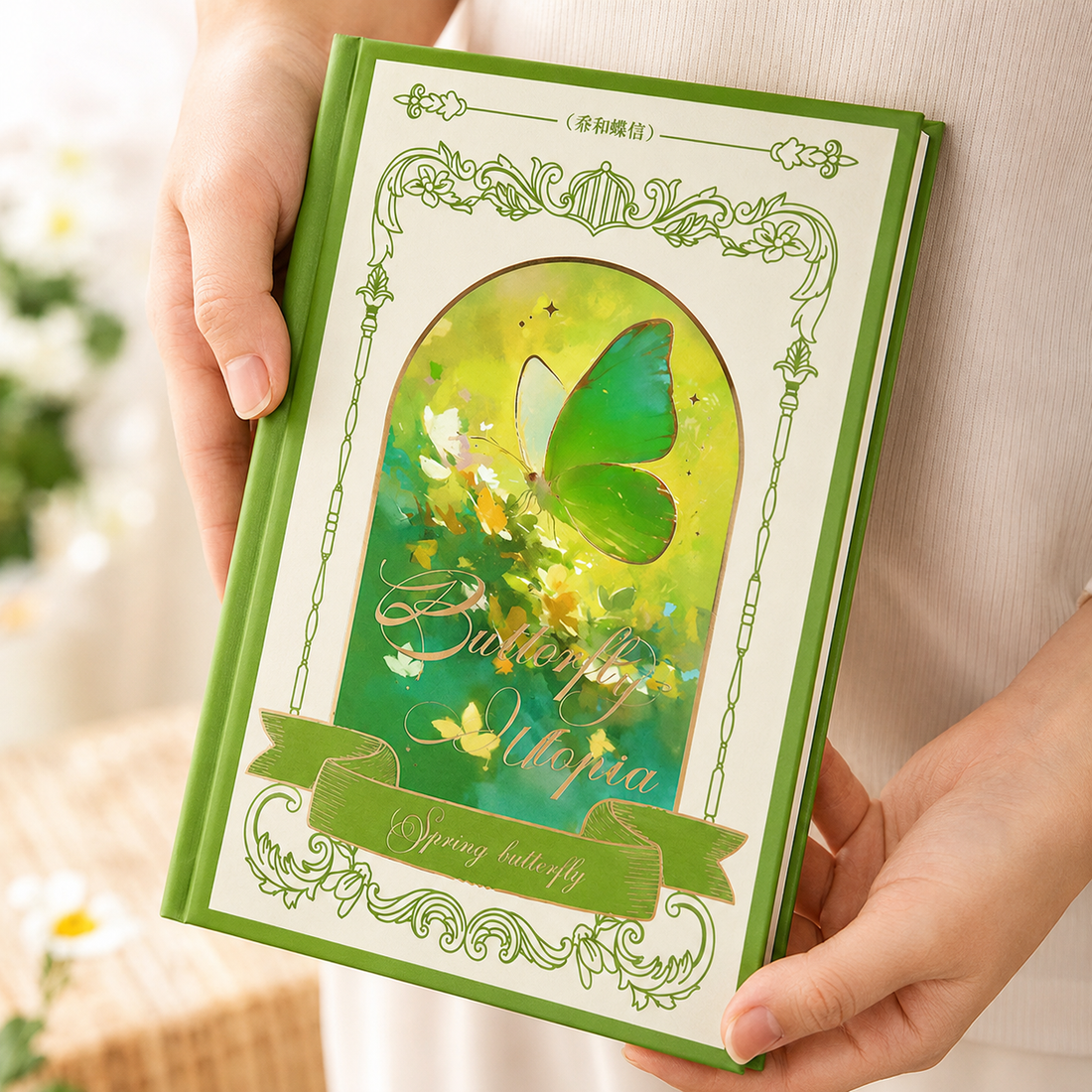 "Butterfly Utopia" Premium Hardcover Notebook Gift Box Set by mr.paper - color option view for stationery gift set | Lumiyear