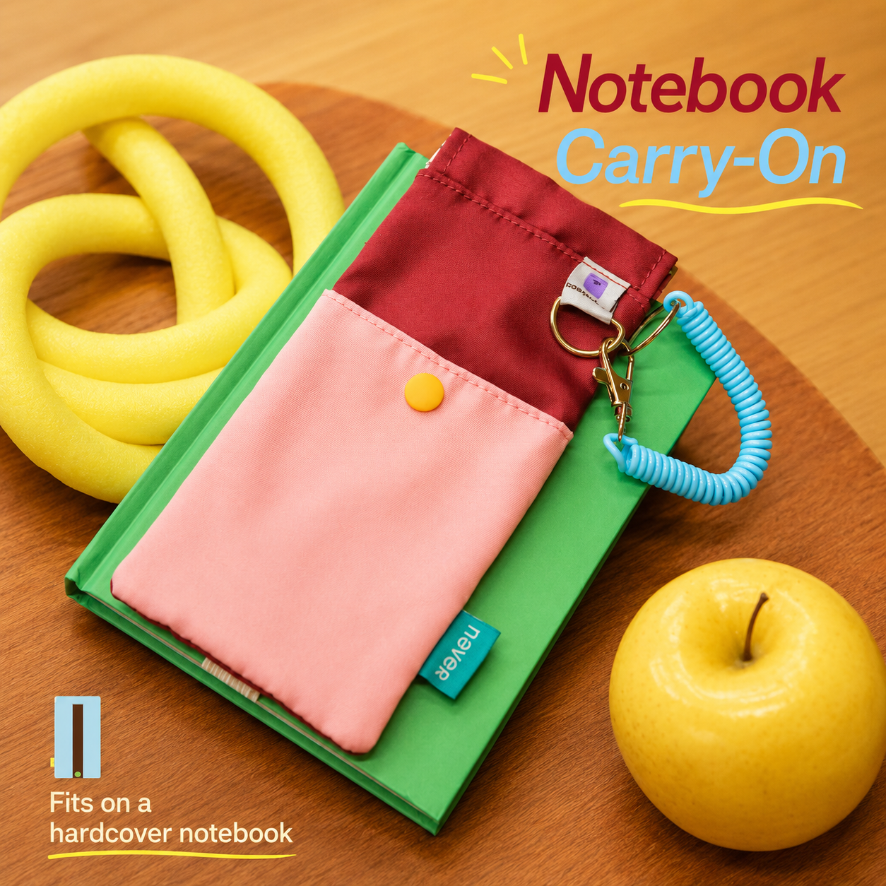 Spring Pencil Case Collection Pinch-to-Open Pouch by never - color option view for journaling writing tool | Lumiyear