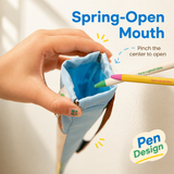 Spring Pencil Case Collection Pinch-to-Open Pouch