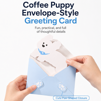Coffee Puppy Aesthetic Stationery Gift Box Set (7 Items) by never - color option view for stationery gift set | Lumiyear