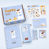 Coffee Puppy Aesthetic Stationery Gift Box Set (7 Items)