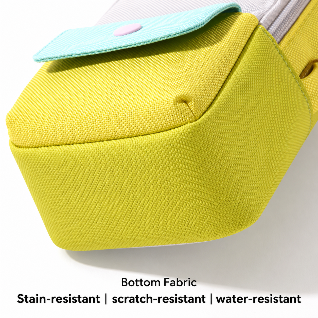 Backpack-Style Standing Pencil Case Color-Block Pen by never - color option view for journaling writing tool | Lumiyear