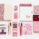 Aesthetic Strawberry Leopard Stationery Mega Gift Set🍓