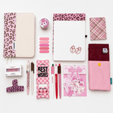 Aesthetic Strawberry Leopard Stationery Mega Gift Set🍓