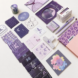 Violet Butterfly Leopard Stationery Mega Gift Set 💜