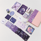 Violet Butterfly Leopard Stationery Mega Gift Set 💜