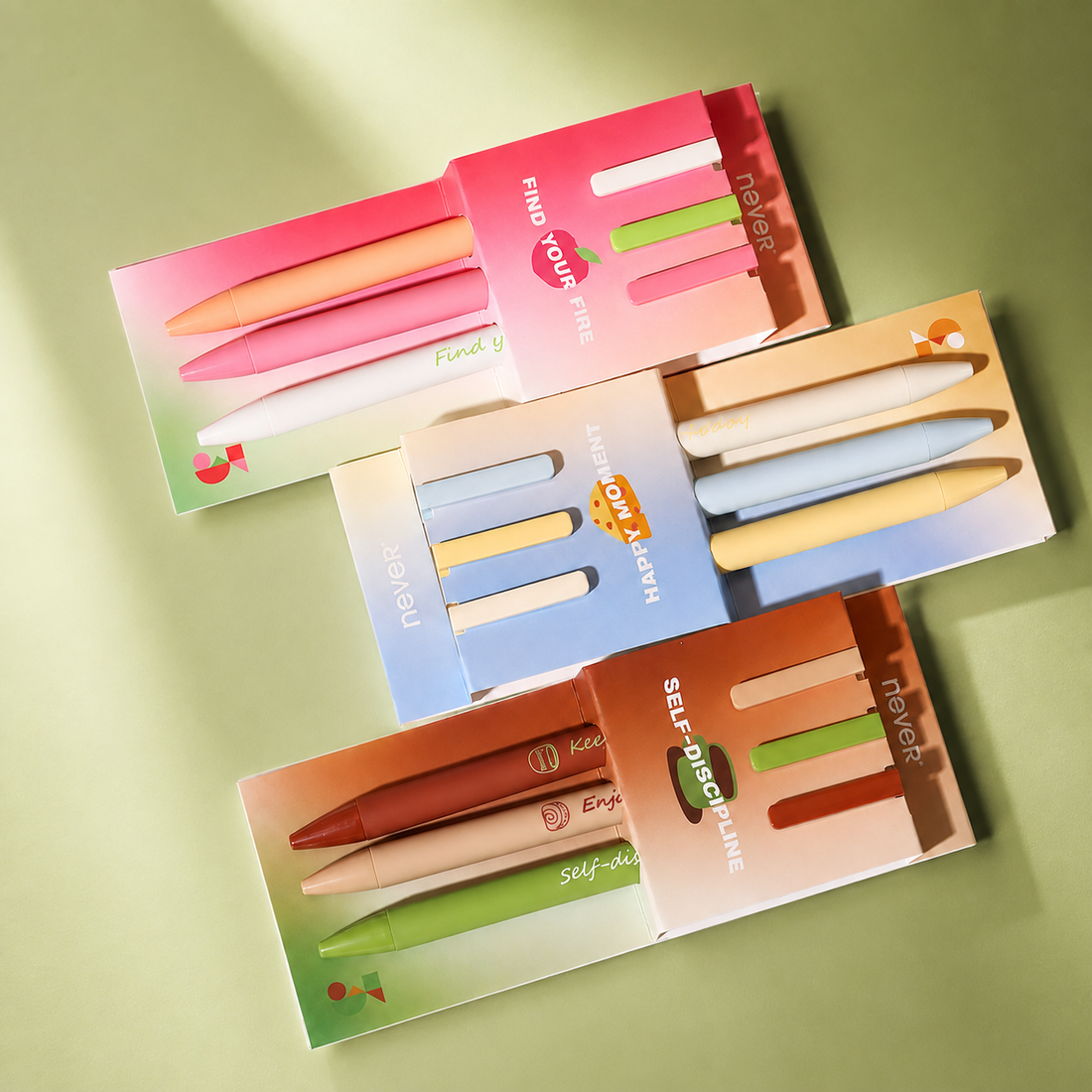 Afternoon Tea Gel Pen Set (3 Pcs)