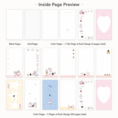 Planwith TN Traveler's Notebook Set (3 Inserts / 184 Pages)