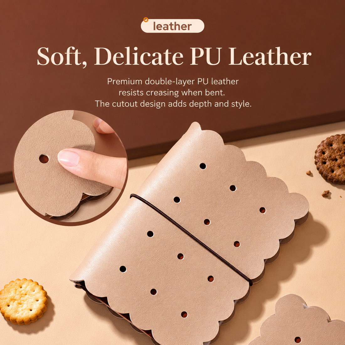 Cookie Time B6 Travel Journal & Gel Pen Stationery Gift Set
