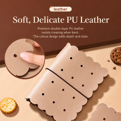 Cookie Time B6 Travel Journal & Gel Pen Stationery Gift Set
