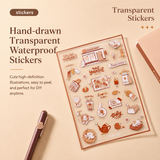 Cookie Time B6 Travel Journal & Gel Pen Stationery Gift Set