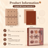 Cookie Time B6 Travel Journal & Gel Pen Stationery Gift Set