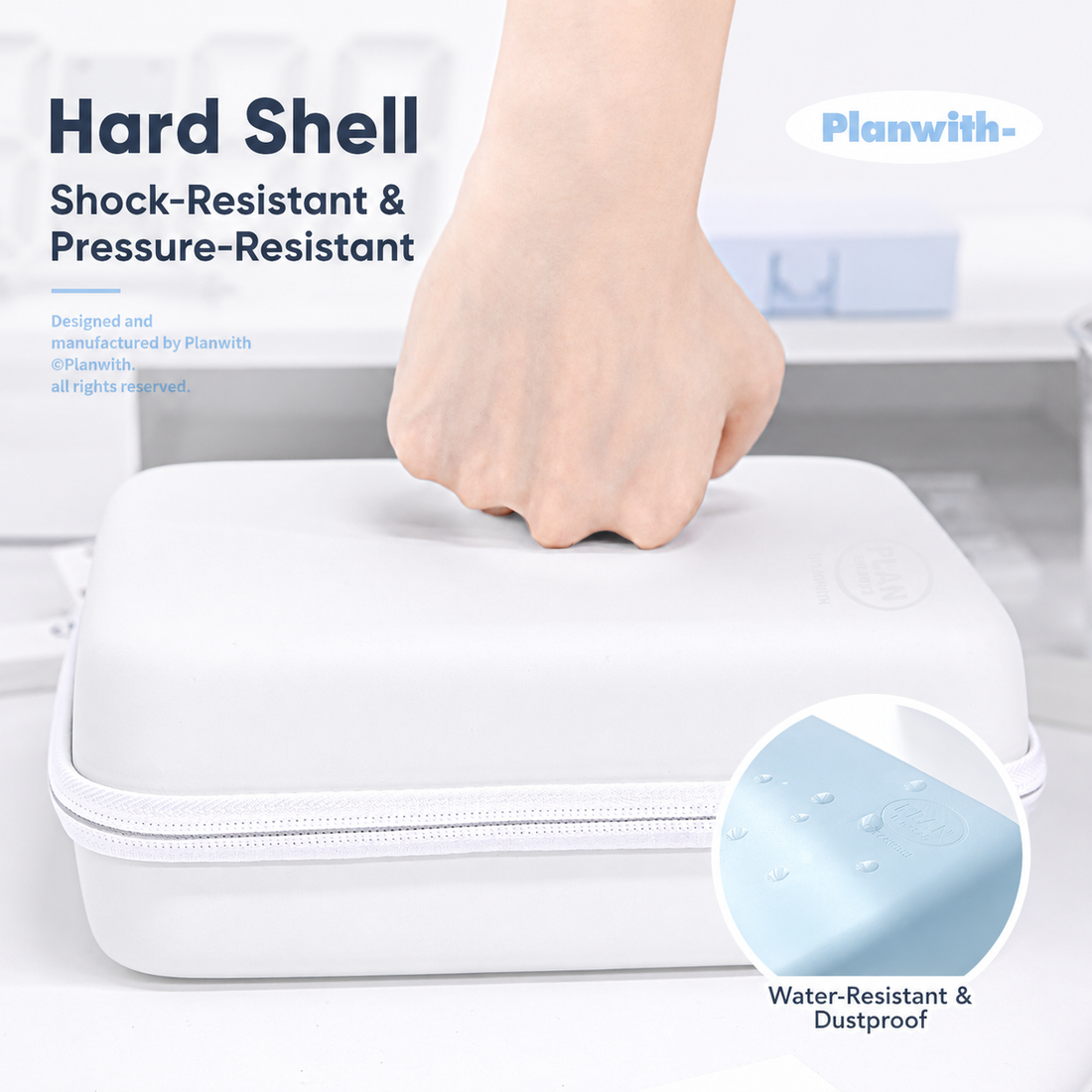 Planwith Multihold Shockproof EVA Hard Shell Storage Case