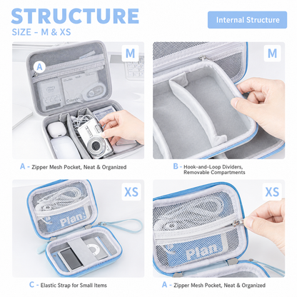 Planwith Multihold Shockproof EVA Hard Shell Storage Case
